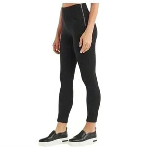 Vetta Capsule The Side-Zip Stretch Pant Ponte Pants Black Women's size  Small